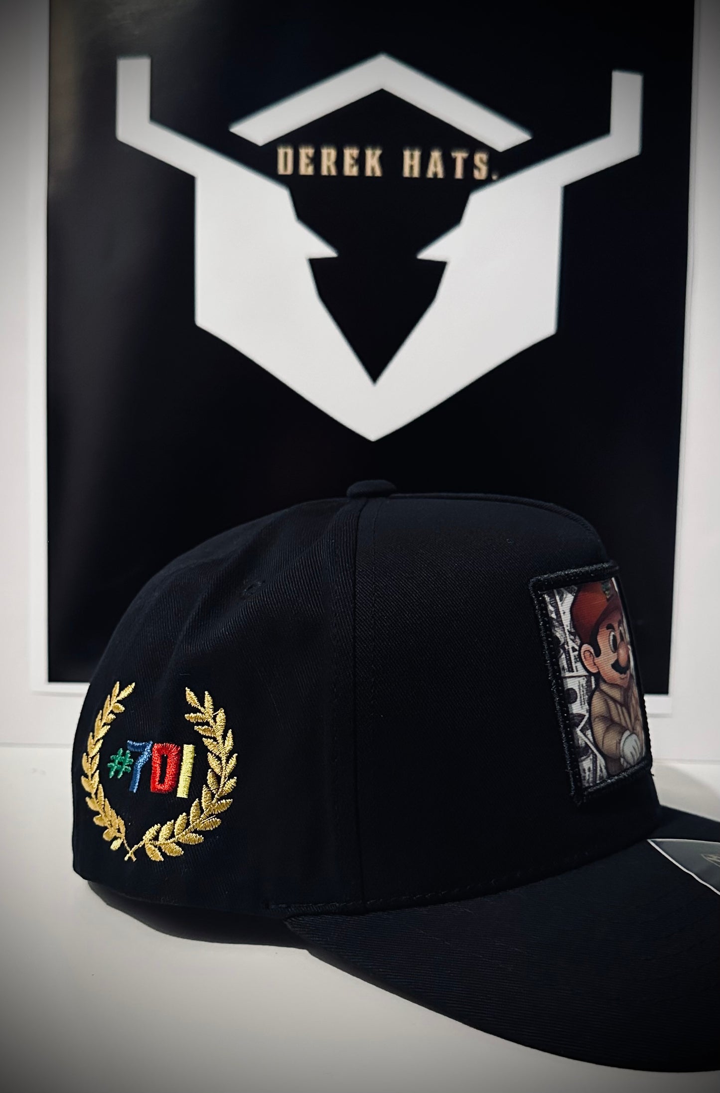 Gorra Negra Mario Bélico